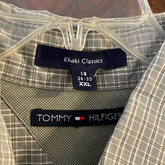 Men’s Tommy Hilfiger dress shirt. Khaki Classics. - Picture 2 of 3